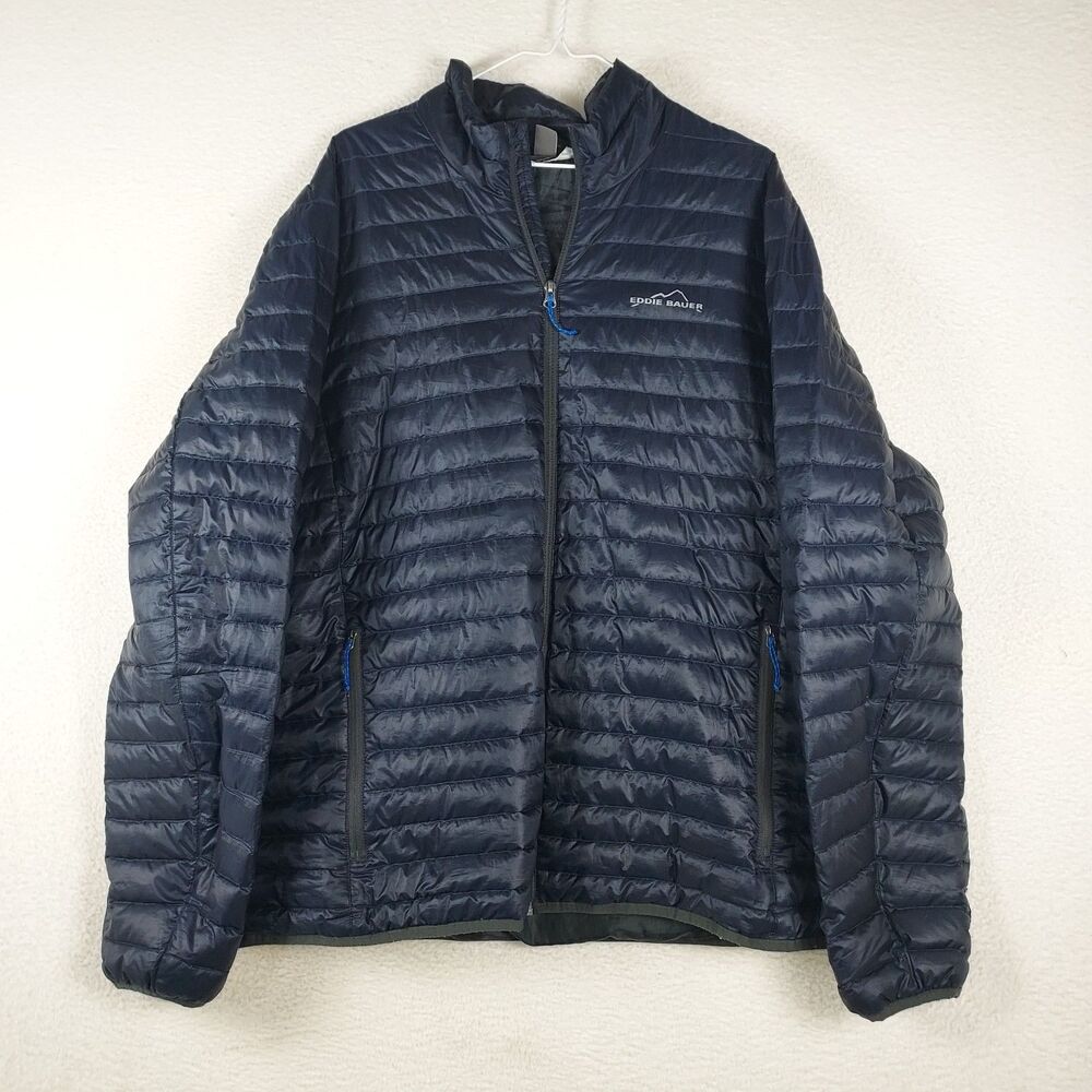 Eddie Bauer Down Puffer Jacket Mens XL Lightweight Packable
